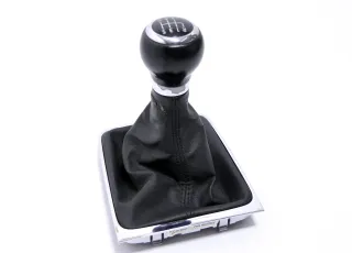 VW Passat 3C 6-Gang Schaltknauf Schaltsack Schaltung Schaltknüppel original schw - Bild 3