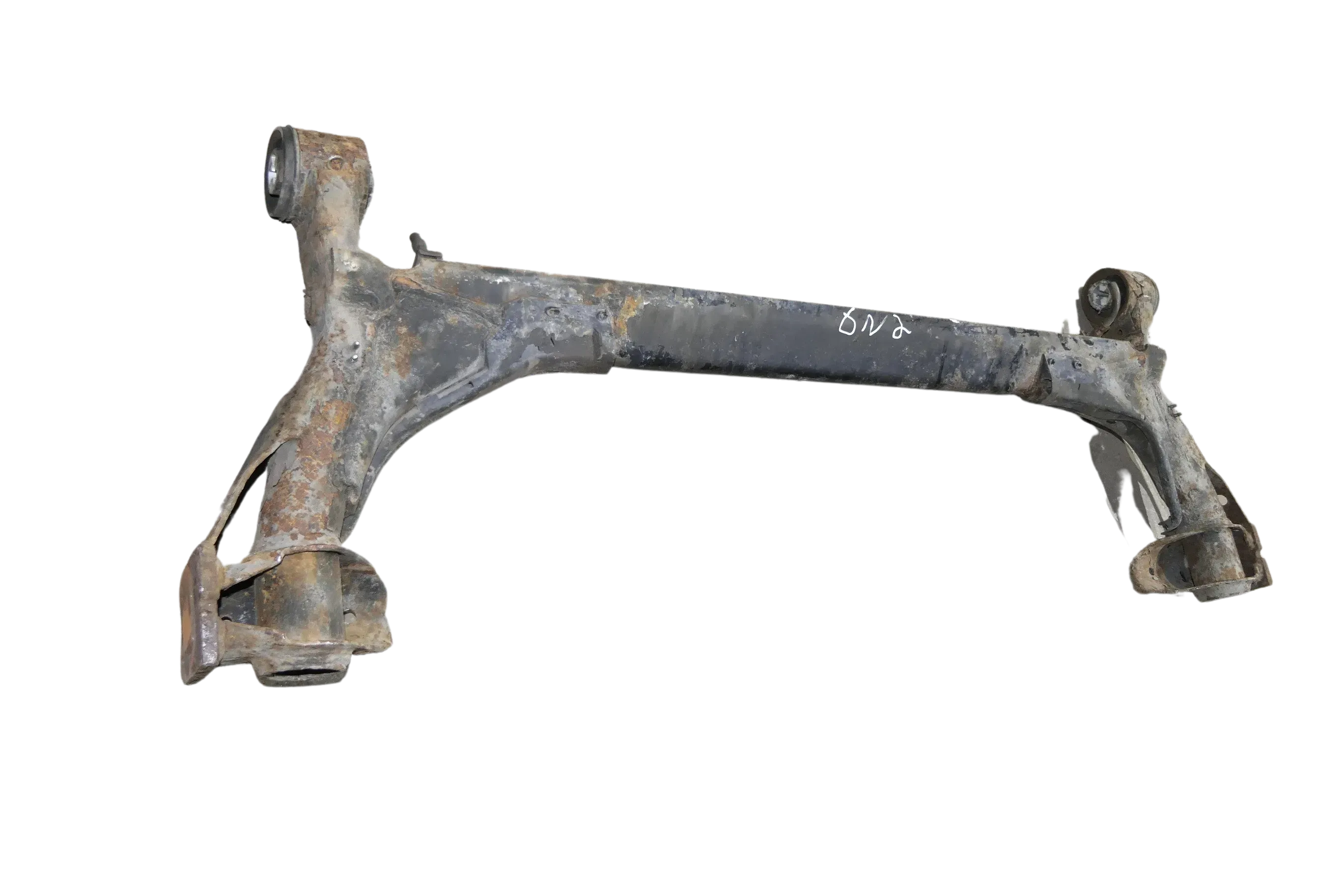 VW Polo 6N2 Achse hinten Hinterachse Achsträger ABS für Scheibenbremse Scheibe - Bild 1