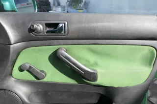 4x Golf 4 Limousine Türverkleidung Verkleidung Tür vorne hinten links recht grün - Bild 4