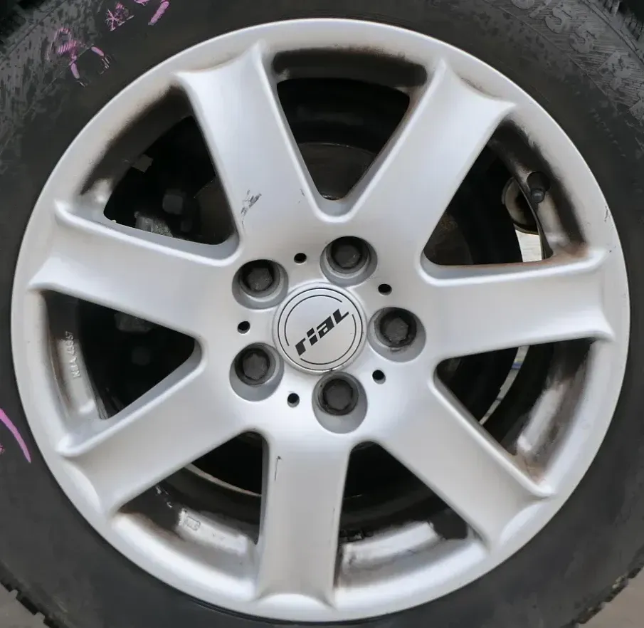 1x Felge Alufelge Alu VW Golf 5 Touran 7jx16 H2 ET49  RIAL KBA 45567   3 - Bild 1