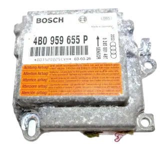 Audi A6 4B C5 Steuergerät Airbag Airbagsteuergerät 4B0959655P 4B0 959 655 AA - Bild 1