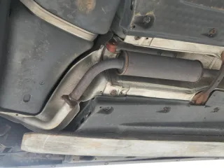 VW Polo 9N Ibiza 6L Auspuff Endschalldämpfer + Mittel hinten 1,4 BKY BBY - Bild 2