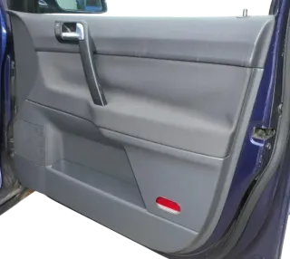 1x VW Polo 9N 9N3 Türverkleidung Verkleidung Tür vorne rechts 4/5-Türer dunkel - Bild 1