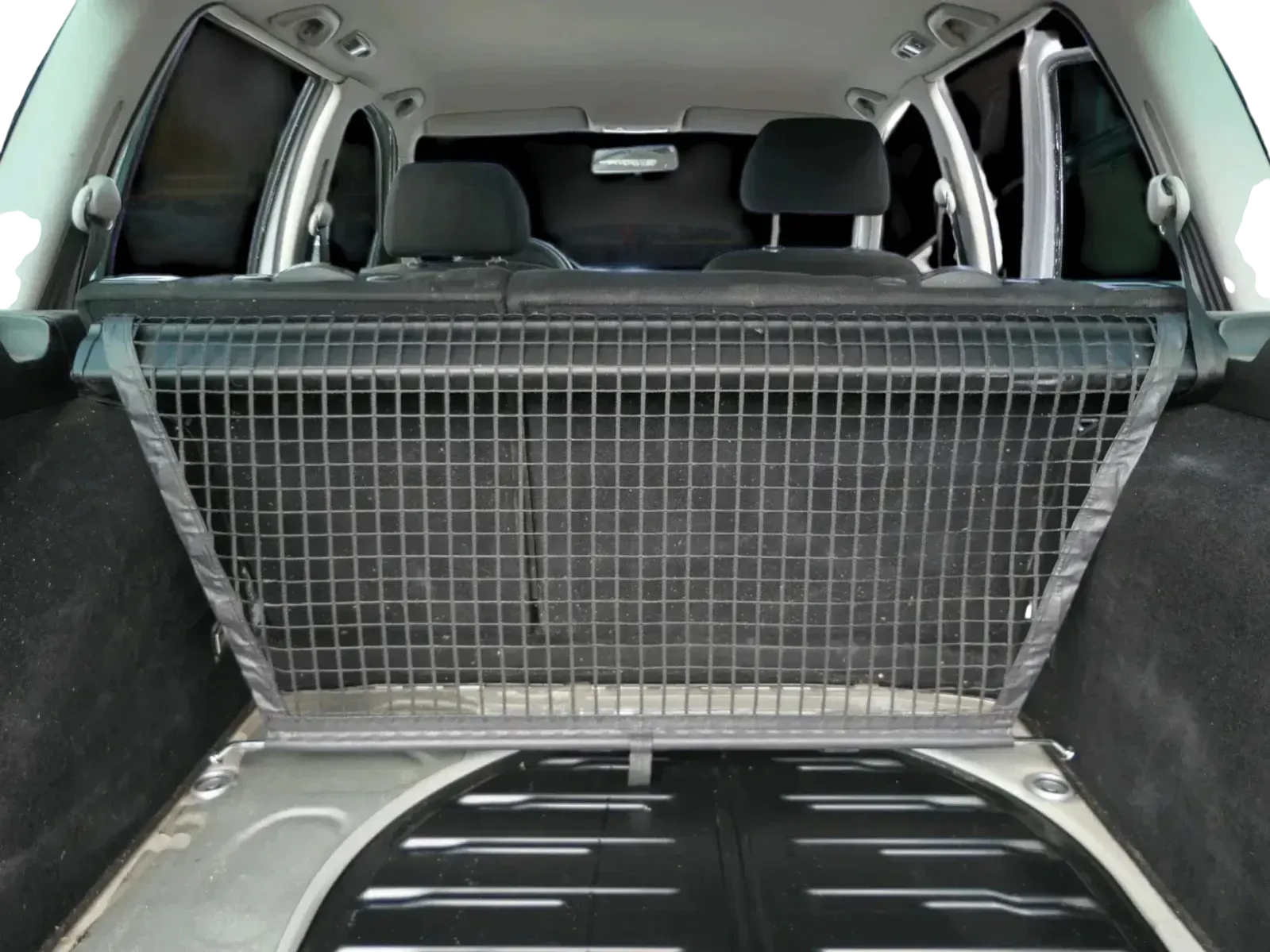 VW Bora Golf 4 Kombi Variant Hundegitter Trenngitter Gitter 1J9861691L + Halter - Bild 1