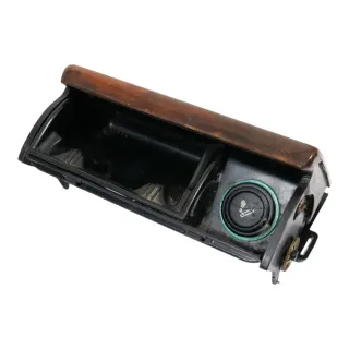 VW Passat 3B 3BG Becherhalter Verkleidung Aschenbecher Dekor Holz Optik - Bild 4