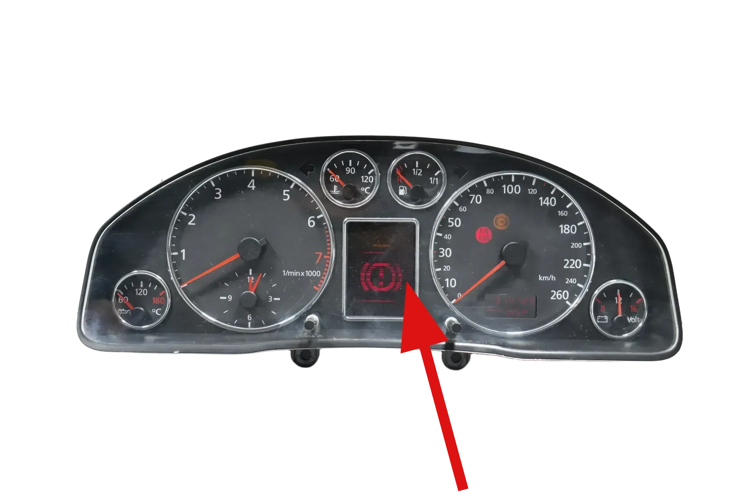 Audi A6 4B Tacho Tachometer Kombiinstrument 314.700km 4B0919880H - Bild 1