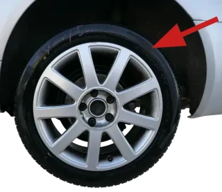 4x VW Golf 5 9N 6Y Reifen 235/45 R17 94V Allwetterreifen 2x ca5-7mm 2x 3,5-5mm - Bild 5