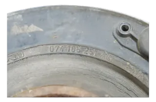 VW T4 2,5 TDI Diesel Keilriemenscheibe Schwingungsdämpfer 074105251AC ACV AJT - Bild 5