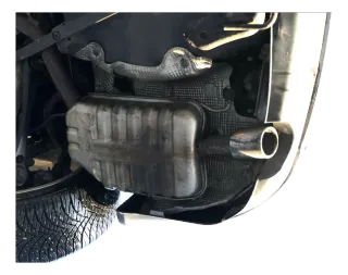1x A4 8E 8H B7 Cabrio Auspuff Endschalldämpfer rechts hinten 2,4 8H0253609CL - Bild 2