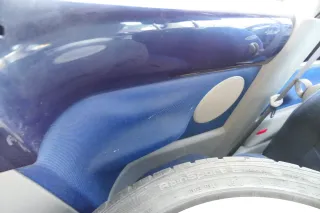 1x New Beetle 9C Seite Seitenverkleidung Verkleidung hinten links grau blau - Bild 2