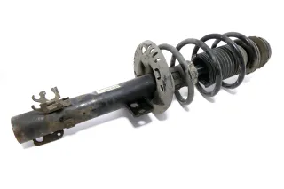 1x VW Polo 6R 6J Federbein Stoßdämpfer Feder vorne Federn Benziner 6R0413031F - Bild 1