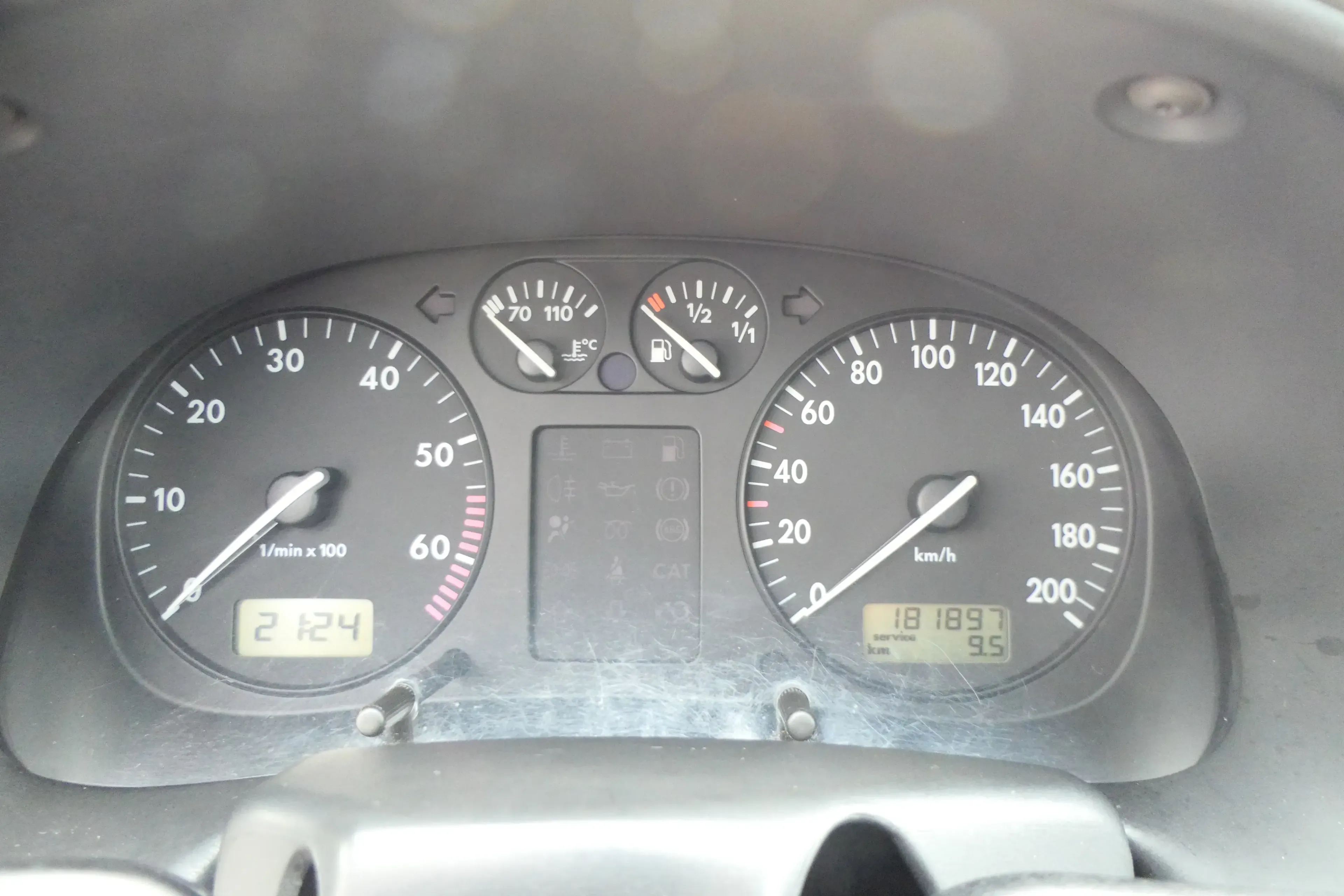 VW Polo 6N Tacho Tachometer Kombiinstrument 181.000km 6N0919860T 6N0919860R - Bild 1
