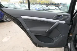 1x Octavia 1Z Limousine Türverkleidung Verkleidung Tür hinten links schwarz ony - Bild 1