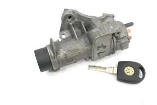 VW Golf 4 Bora Zündschloß mit 1x Schlüssel 4B0905851C - Bild 2