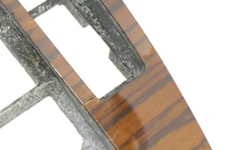 VW Passat 3B Mittelkonsole Verkleidung Optik Dekor Navi Holz zebrano br Türgriff - Bild 6