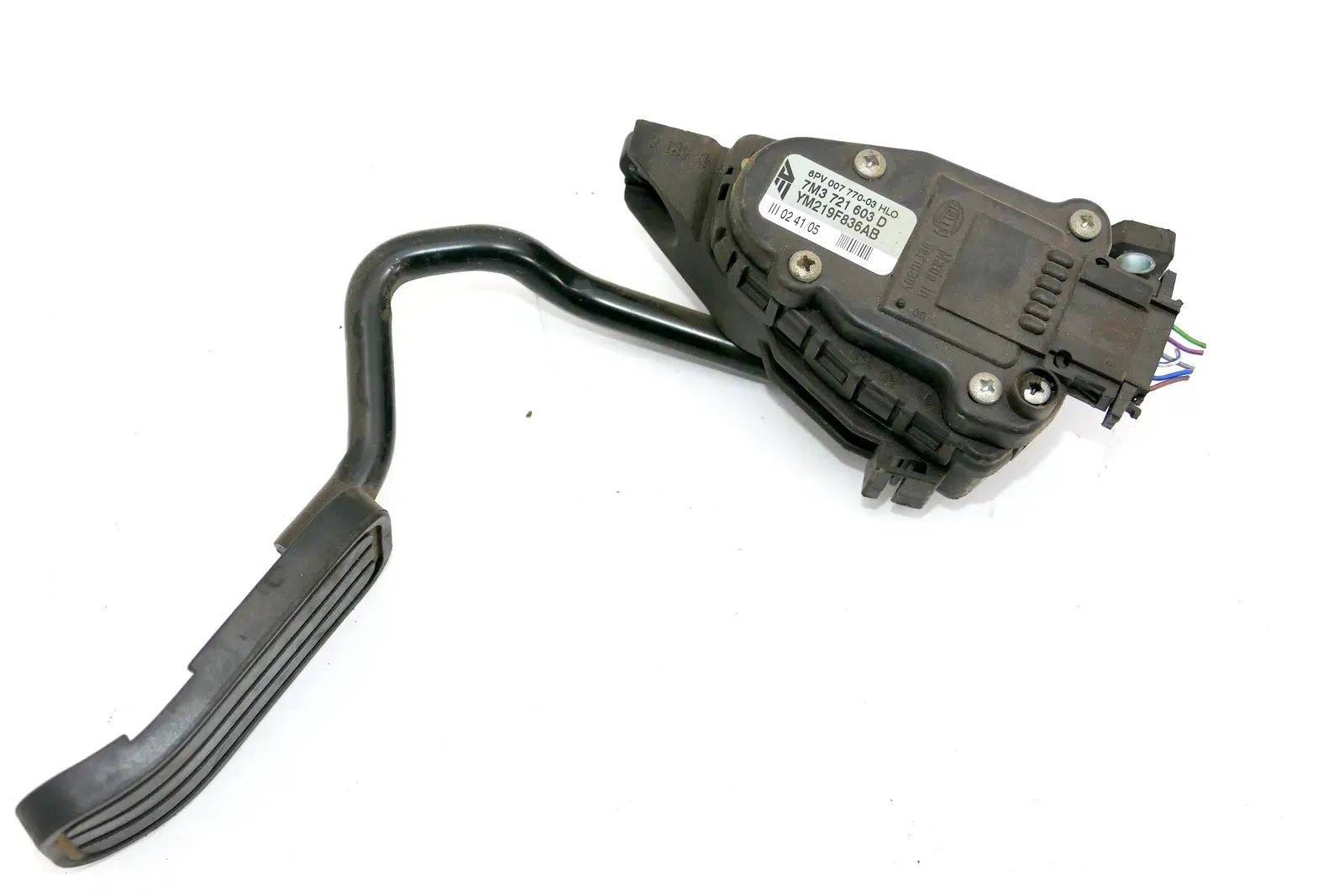 VW Sharan Alhambra elektrisches Gaspedal Geber Gas 7M3721603D  ## - Bild 1