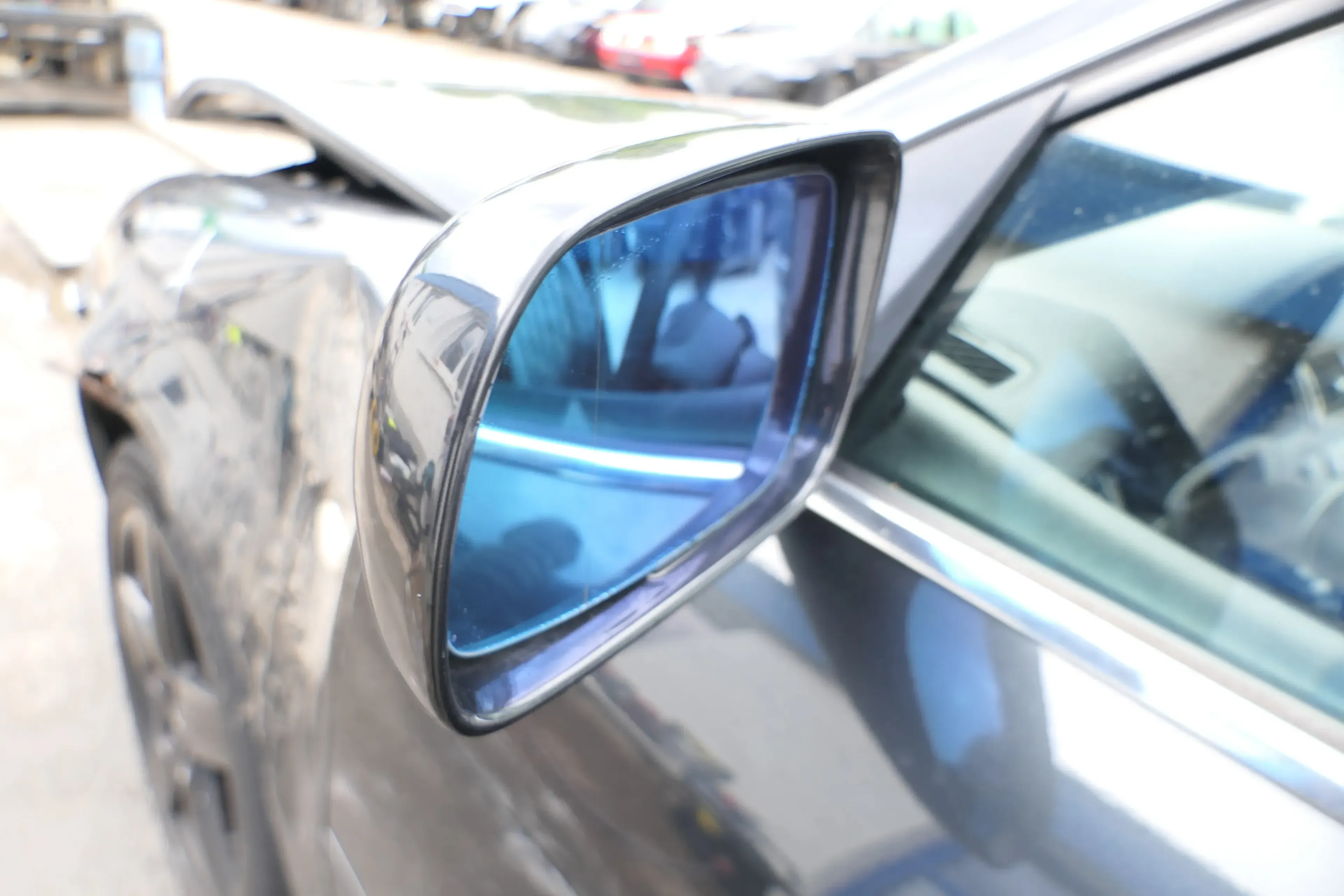 Audi A6 4B Spiegel Außenspiegel links elektrisch schwarz LZ9U mit GLAS - Bild 1