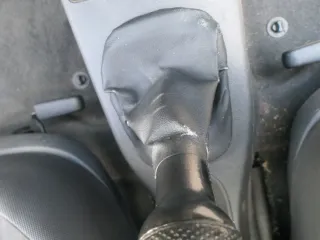 VW Lupo Polo 6N2 Schaltknauf Schaltsack Schaltung Schaltknüppel schwarz Leder - Bild 2