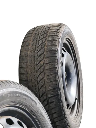 4x Audi A4 8E A6 4B Felgen 205/55 R16 91H Winterreifen Reifen 4-8mm - Bild 3
