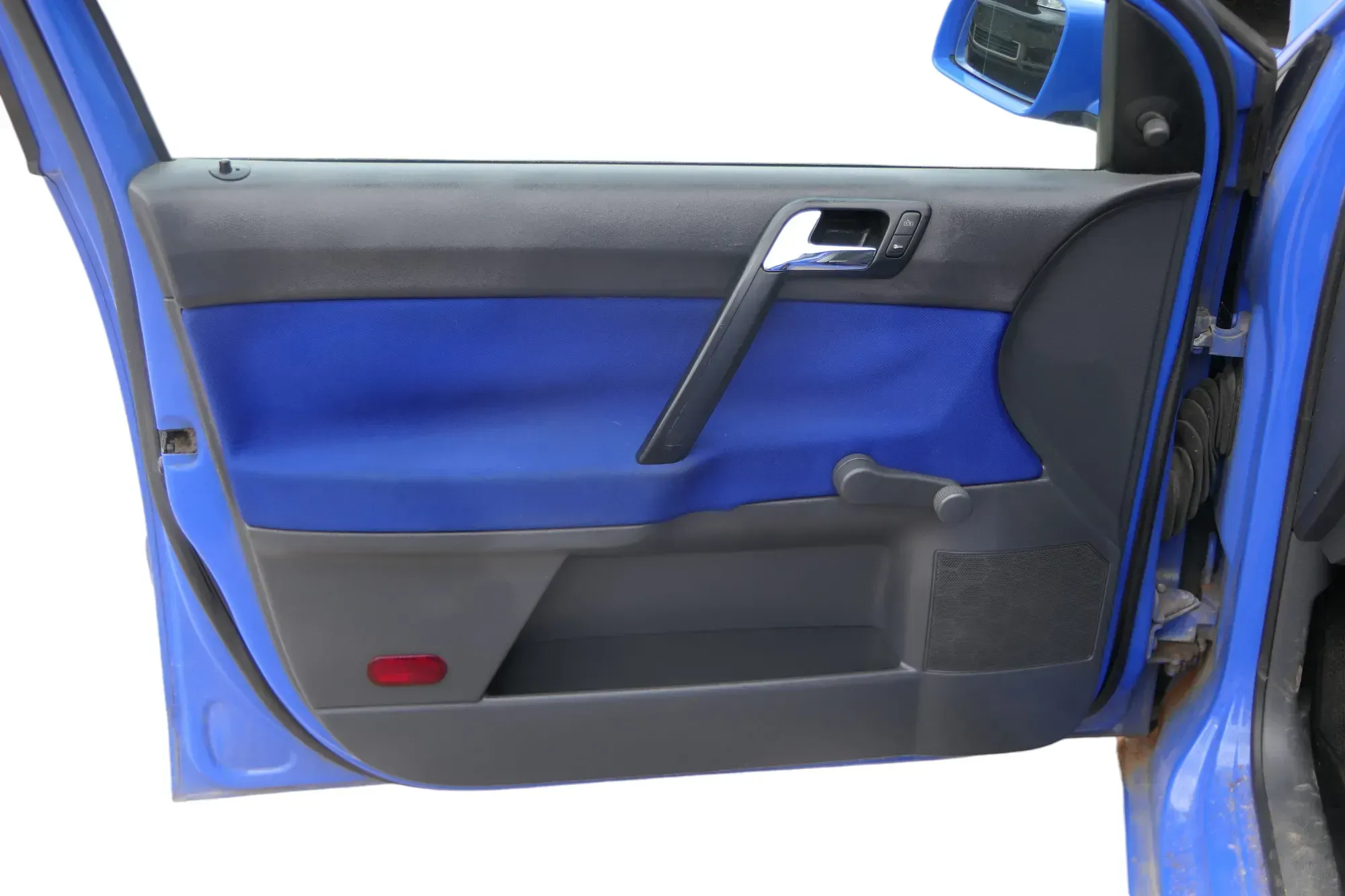 1x VW Polo 9N 9N3 Türverkleidung Verkleidung Tür vorne links  4/5-Türer  blau - Bild 1