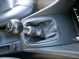 Audi A6 4B Schaltknauf Schaltsack Schaltknüppel original 5-Gang Leder schwarz - Bild 4