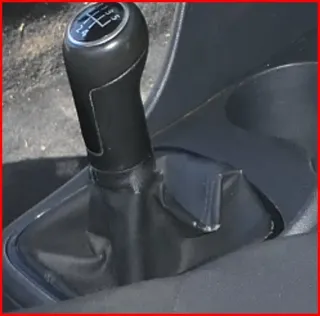 VW Polo 6R 6C Schaltknauf Schaltsack Schaltung Schaltknüppel Leder schwarz - Bild 8