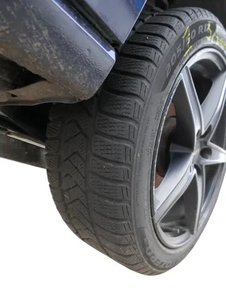 4x Golf 7 Passat Alufelgen 205/50 R17 93V Winterreifen Reifen ca. 6mm KBA 47095 - Bild 4