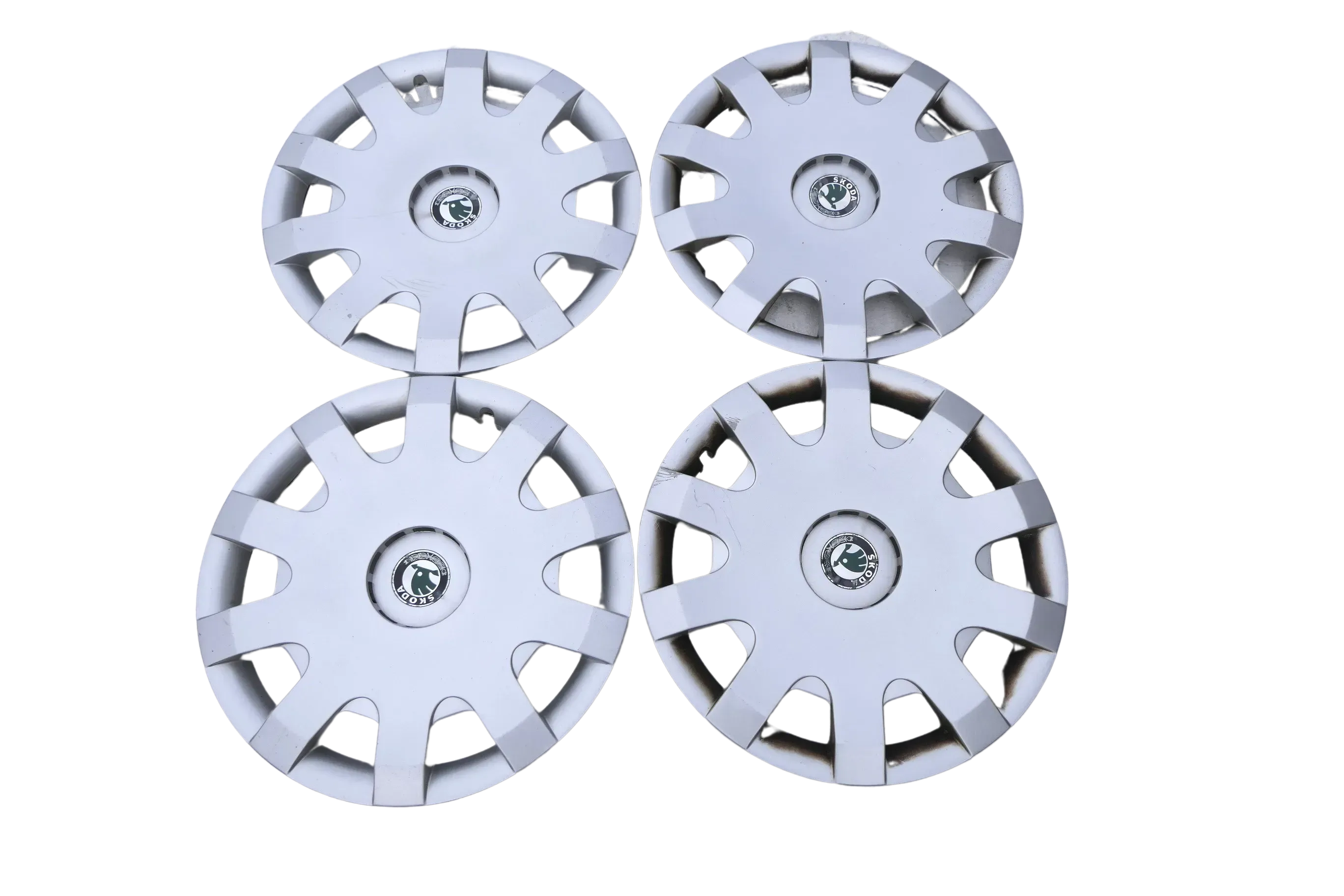 4 x Stück Original Skoda Octavia 1U Radzierkappe Radkappe 15 Zoll 1U0601147D - Bild 1