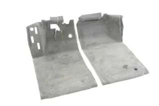 Audi A2 8Z Verkleidung Teppich Boden Innenraumteppich - 3-Teile swing dunkelgrau - Bild 3