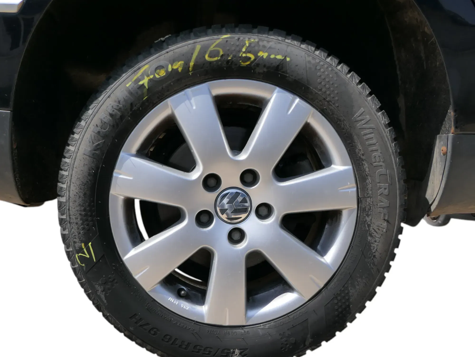 1x Golf 5 Eos Passat Original Alufelge Alu 3C0071496 6,5J x16H2 ET42 BBS  2 - Bild 1