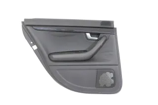 1x A4 8E B6 Türverkleidung Verkleidung Tür hinten links schwarz Buffalino Leder - Bild 1