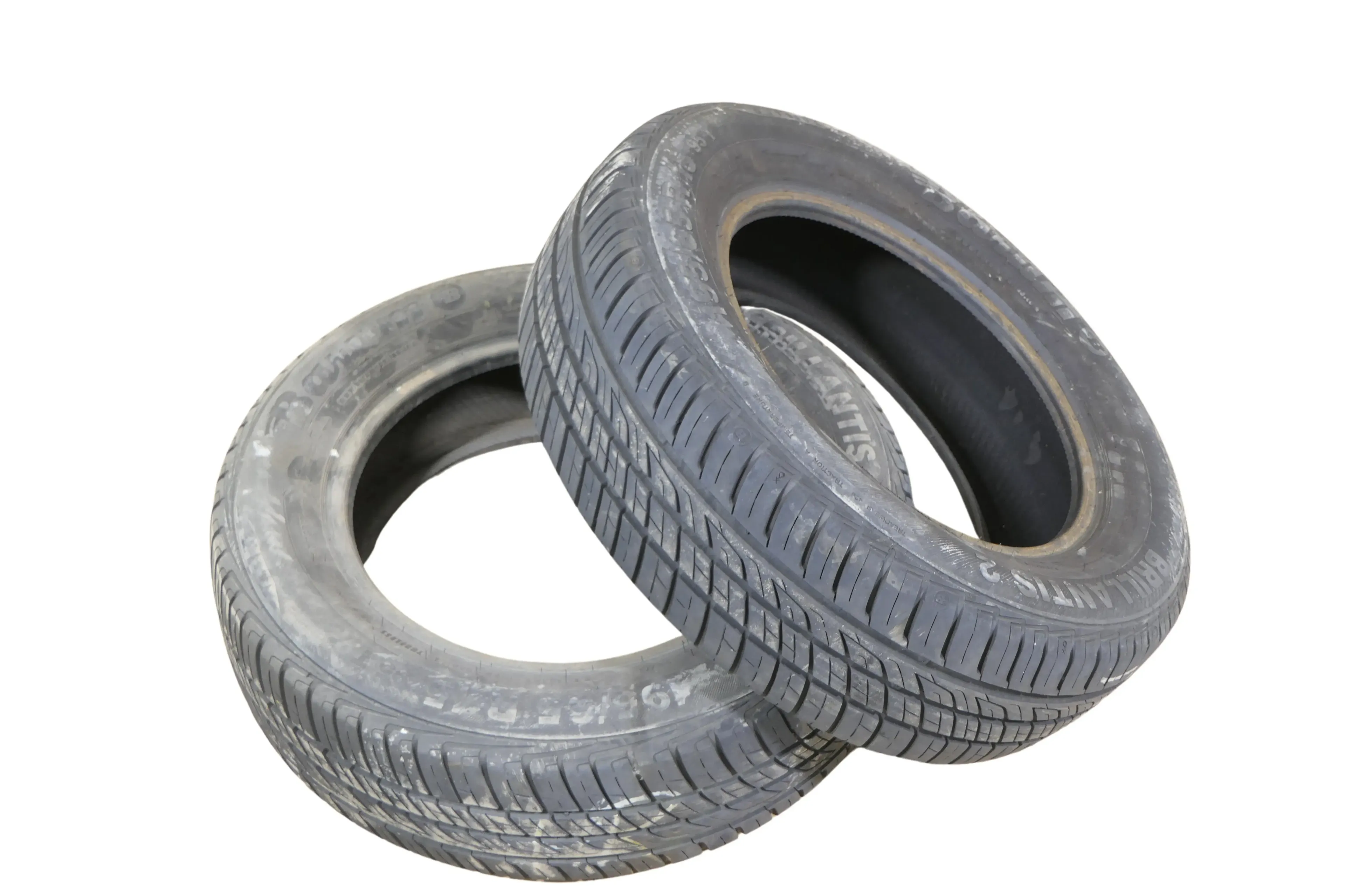 2x VW Caddy Sharan Reifen 195/65 R15 95T Sommerreifen 2x ca. 6-7 mm NUR REIFEN - Bild 1