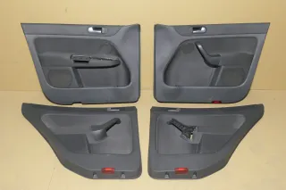 VW Golf Plus 5M 4x Türverkleidung Verkleidung Tür vorn hinten link schwarz 139,9 - Bild 1