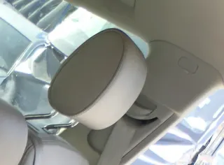 Audi Q7 4L Kopfstütze hinten rechts / links Leder grau lichtgrau Verano S-line - Bild 1
