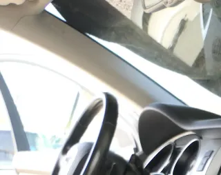 Q7 4L A-Säulen Verkleidung vorne links oben Abdeckung lichtgrau grau - Bild 1