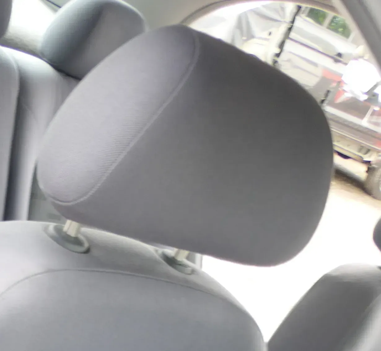 1x Seat Leon Toledeo 1M Sitz vorne links rechts Kopfstütze grau - Bild 1