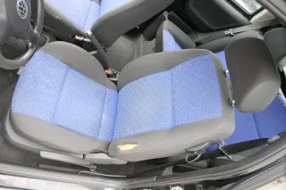 Seat Arosa Lupo Sitz vorne links Fahrersitz Höhenverstellung dunkel blau - Bild 1
