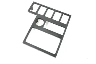 VW T4 Rahmen um Aschenbecher Abdeckung Zigarettenanzünder Verkleidung 7D1858100A - Bild 1