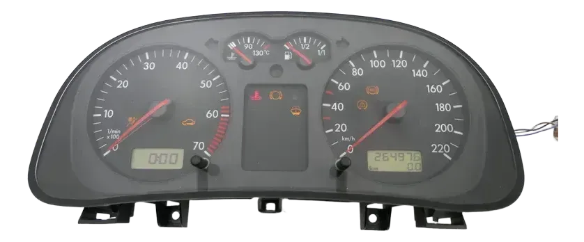 VW Golf 4 Tacho Tachometer Kombiinstrument 264.976km 1J0920802 1,4 16V 75PS 55kw - Bild 1