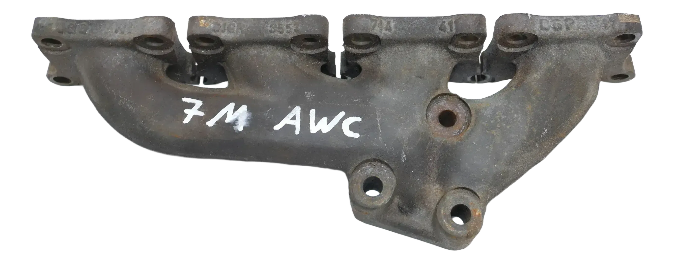Audi A4 B5 3B Abgaskrümmer Krümmer 058253033E 1,8T Turbo AGU ANB 110kw 150PS - Bild 1