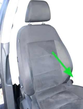 VW Golf 5 6 VI Gurtschloß Schloß Gurt 1K4857756F vorne rechts Beifahrersitz Sitz - Bild 4