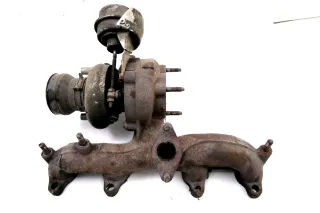 VW Golf 4 Bora Turbolader Turbo 1,9 TDI 74kw AXR Motor 038253019N - Bild 1
