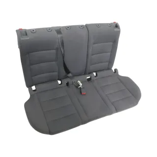 Golf 5 V Sitz Sitze hinten Rückbank Rücksitzbank 3 Punkt Lehne anthrazit off-bla - Bild 3