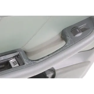 1x Audi A6 4B Türverkleidung Verkleidung Tür hinten links Leder grün farngrün - Bild 7