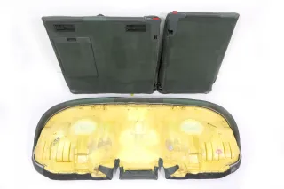 A6 4B Avant Kombi Rückbank Rücksitzbank Sitz Rücksitz 3 Punkt Leder grün Recaro - Bild 4