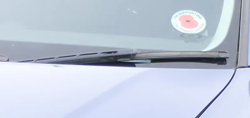 A3 8P Wischerarm Arm Scheibenwischer vorne links 8P2955407A RHD Rechtslenker - Bild 1