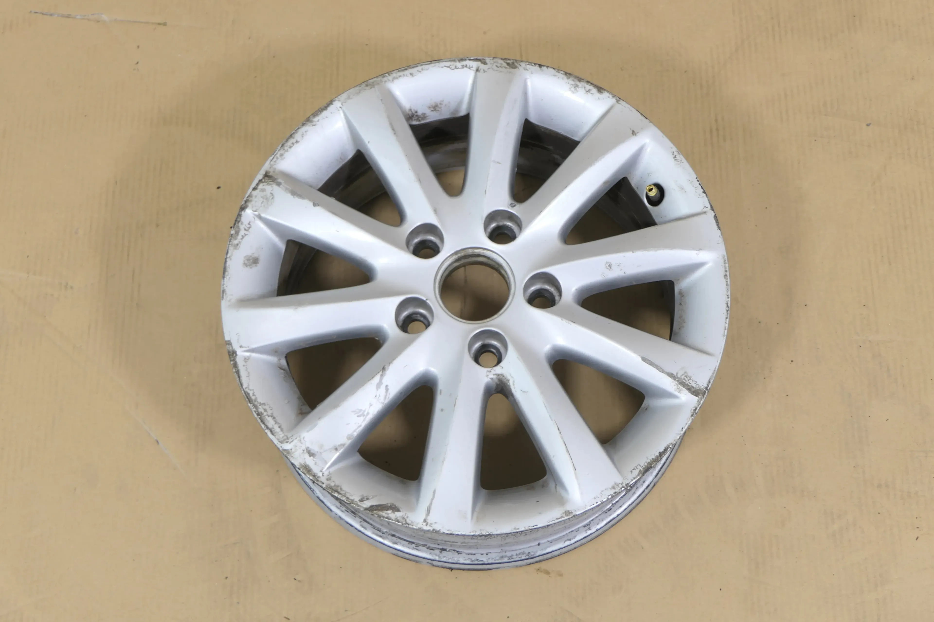 1x Felge Alufelge original VW Golf 5 Touran 6,5jx15H2 ET50 1K0601025CA Bristol - Bild 1