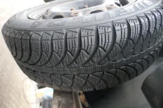 4x Polo 6R 9N Ibiza Felgen 185/60 R14 T Winterreifen M+S 6jx15 ET38 Reifen 6-8mm - Bild 6