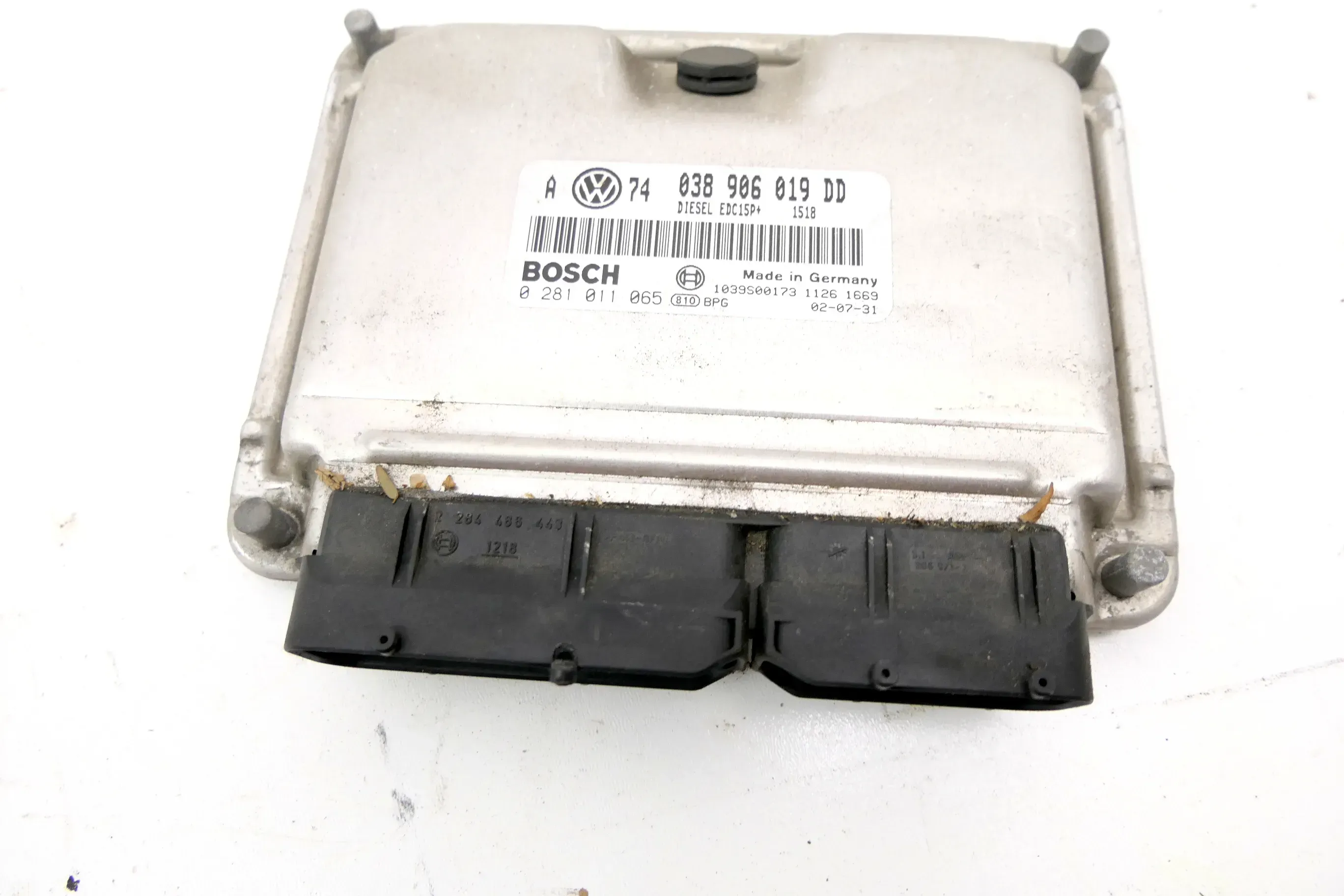 VW Golf 4 Steuergerät Motor Motorsteuergerät 1,9 TDI ATD 74kw 101 PS 038906019DD - Bild 1