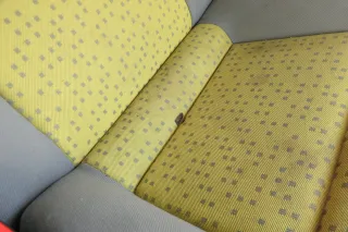 VW Lupo Seat Arosa Sitz Rückbank Sitzfläche für Kopfstützen gelb grau - Bild 5
